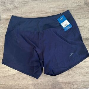 Brooks Women's Chaser 5 in Running Short - Large - Navy - NWT